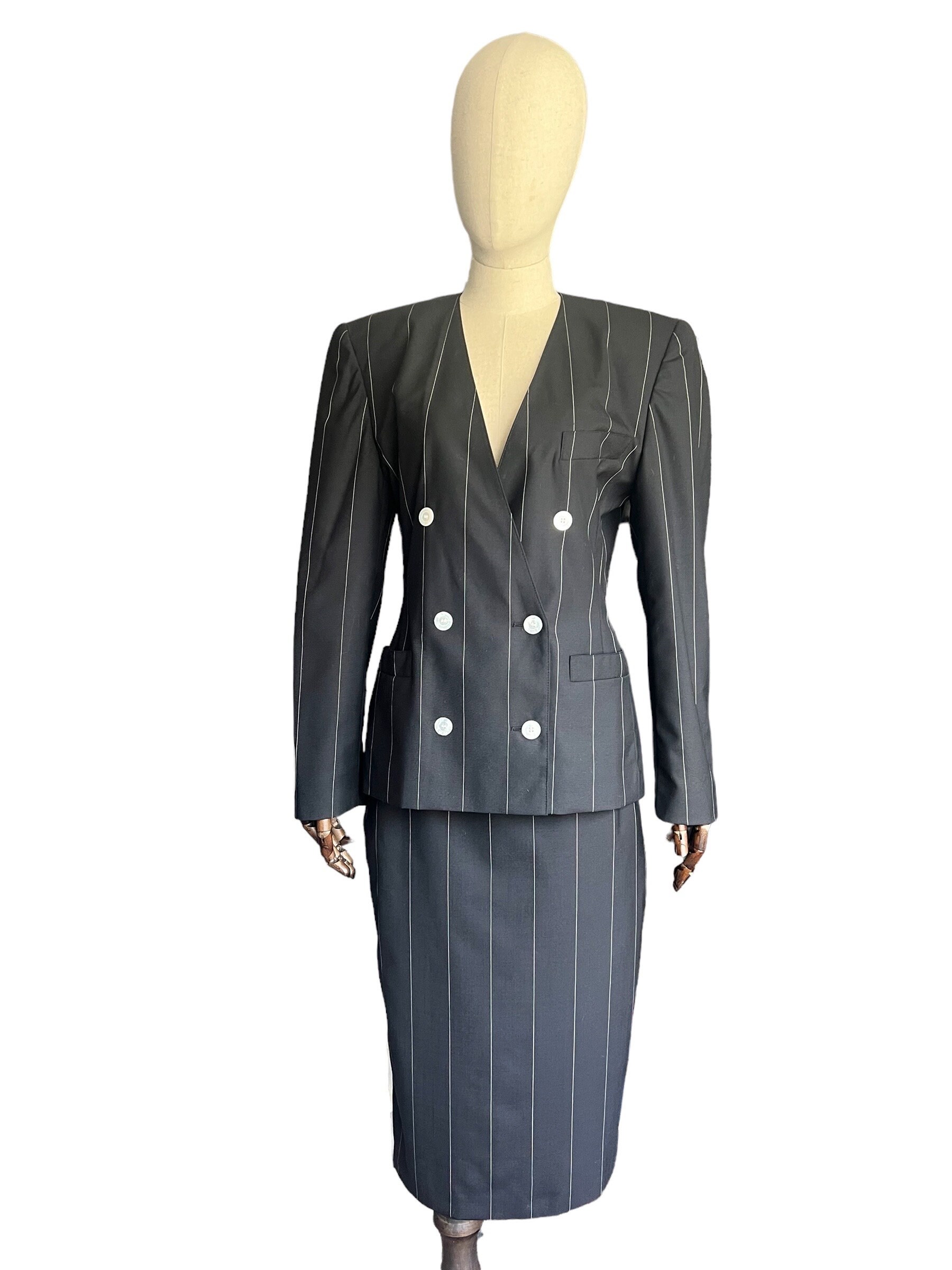 ESCADA ジャケット MARGARETHA LEY ウール カシミヤ混 Escada Margaretha Ley 2Pc Buttermilk Wool Jacket & Pant Suit