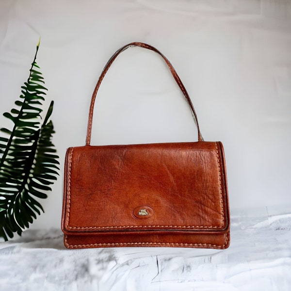 Leather Vintage Bag Etsy