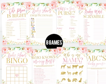 baby shower games etsy