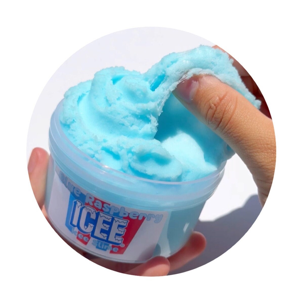 Blue Raspberry Foam Slime 