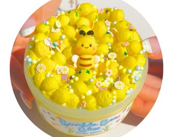 Bumble Bee Bliss Scented Crunchy Floam Slime 6oz