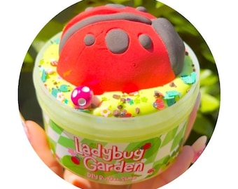 Ladybug Garden Scented DIY Butter Slime 6oz