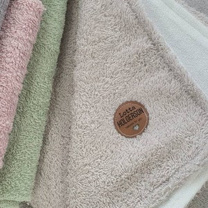 Waterproof changing mat terry cloth - changing mat water-repellent - moisture protection - changing mat beige cream