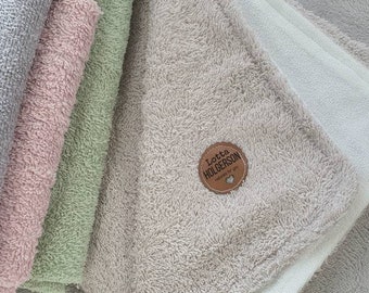 Waterproof changing mat terry cloth - changing mat water-repellent - moisture protection - changing mat beige cream