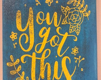 Inspirational Canvas Etsy inspirational canvas etsy