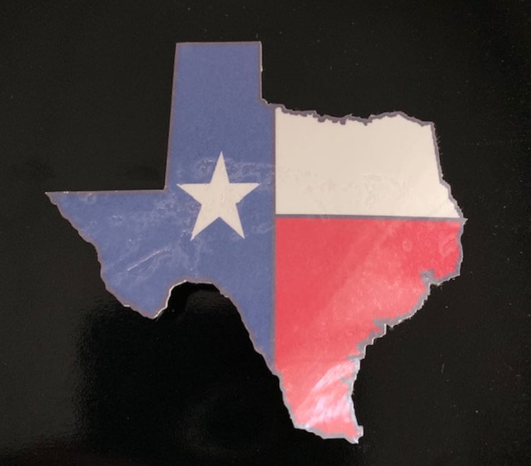 State of Texas Laptop Decal, Texas Decal, Laptop Decal, Texas ...