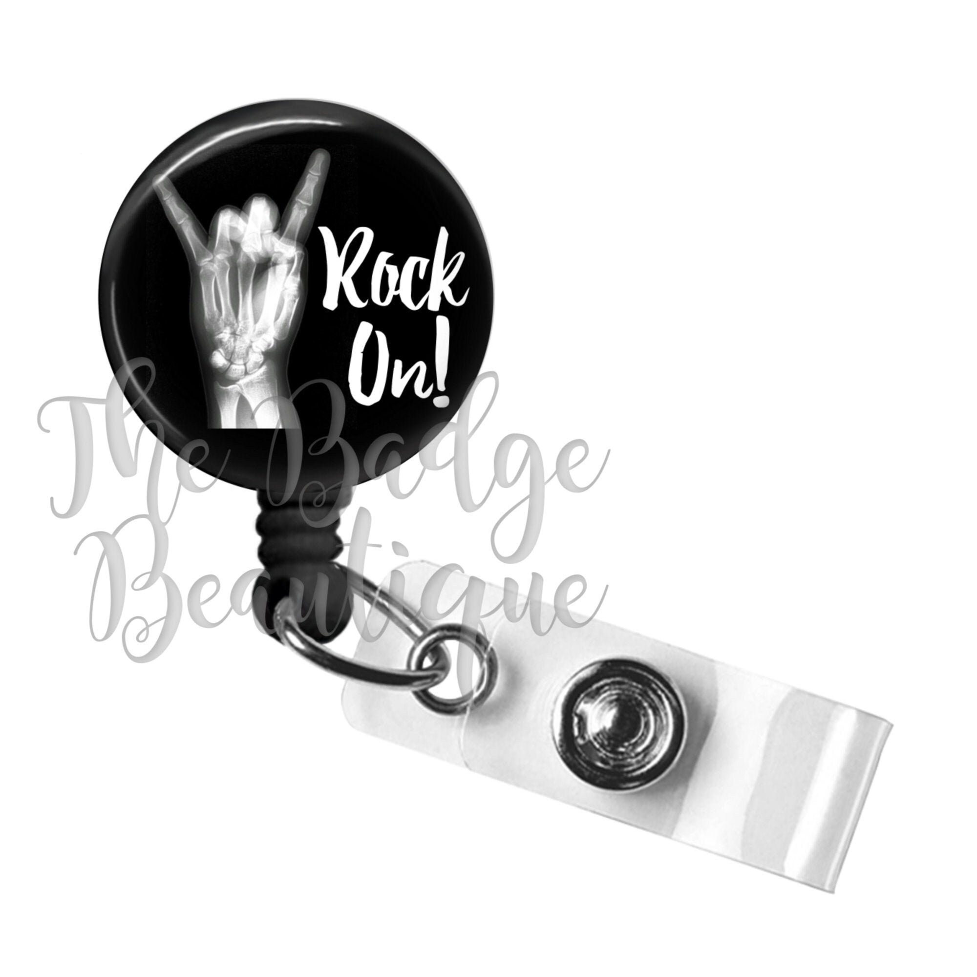 Badge Reel Xray Friends Inspired Badge Holder With Alligator Clip, Carabiner,  Rad Tech, X-ray, Xray Technologist, X Ray Tech 