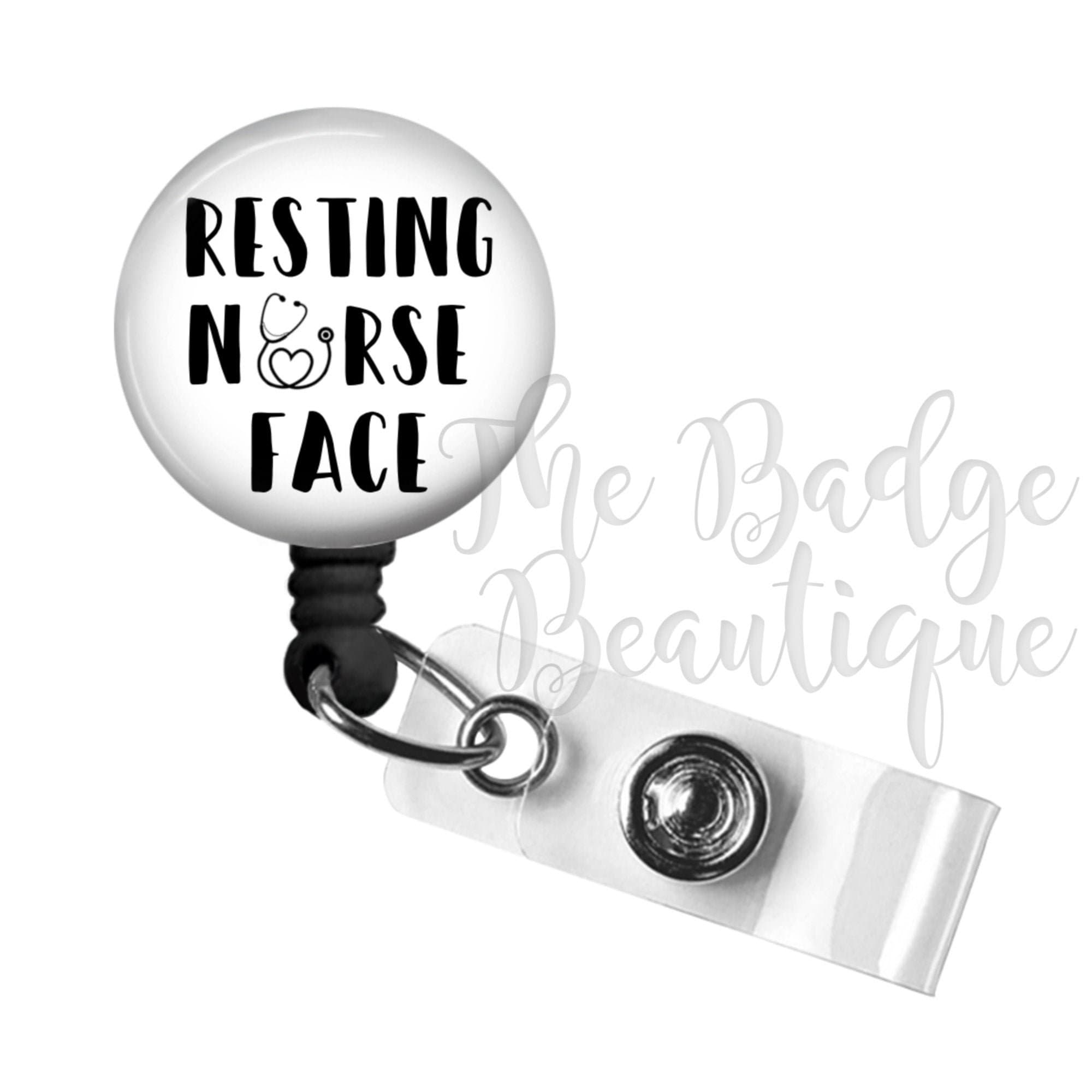 Funny Badge Reel Nurse Badge Reel Retractable ID Holder Etsy