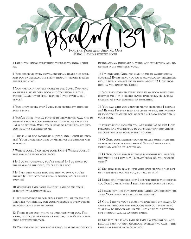 psalm-139-print-the-passion-translation-bible-quote-etsy