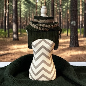 Forest Green Matrixx Hood - Trendy detachable Cowl/hood