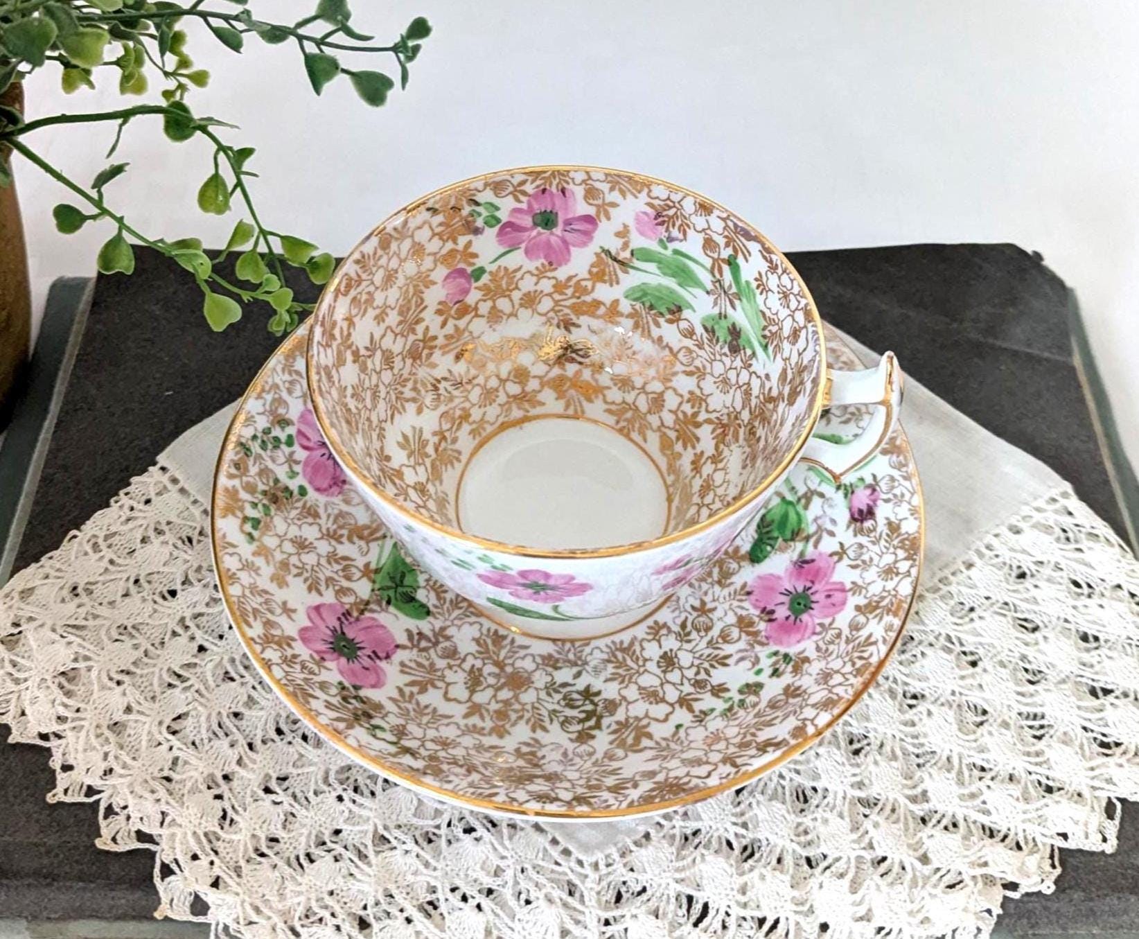 22k Gold Teacup - Etsy