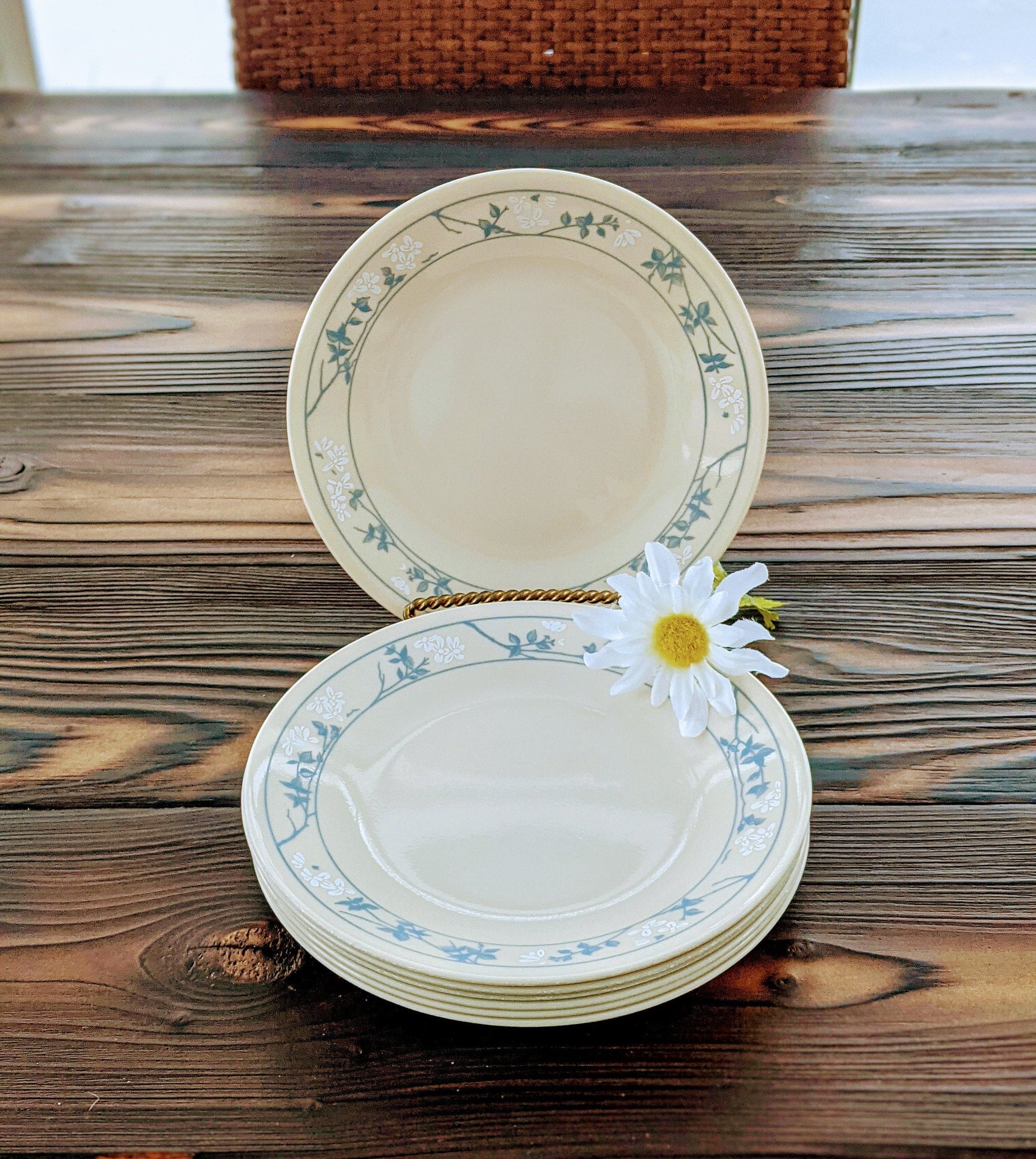 Vintage Corelle Bread and Butter Plates Set of 7 Corelle First Etsy