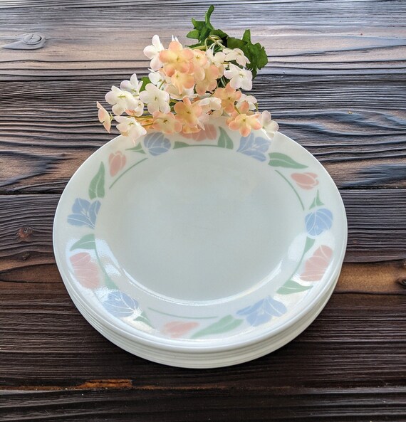Vintage Corelle Dishes Set of 7 Corelle Livingware Friendship Etsy