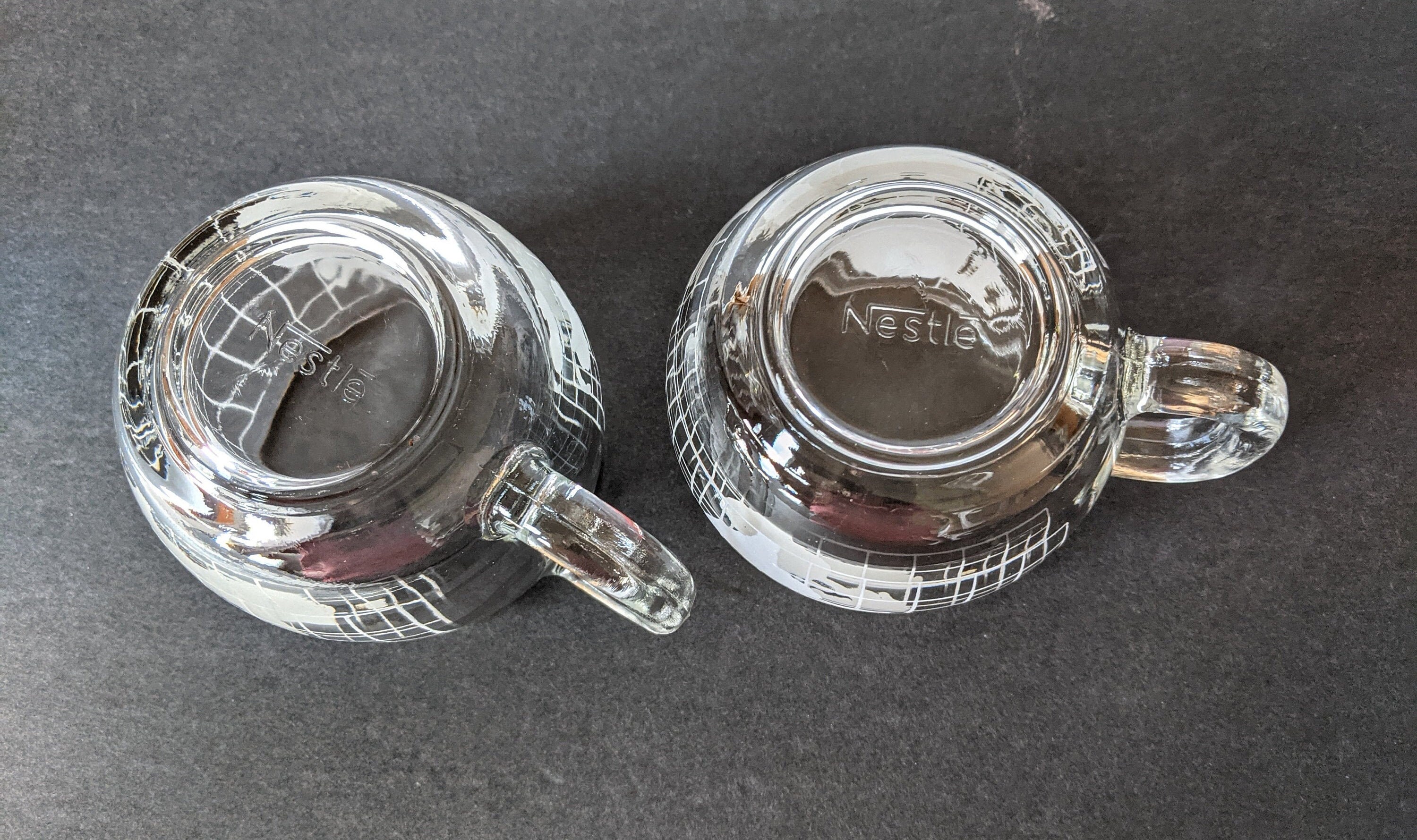 Nestle Nescafe World Globe Mugs Set of 2 Vintage Nescafe Etsy