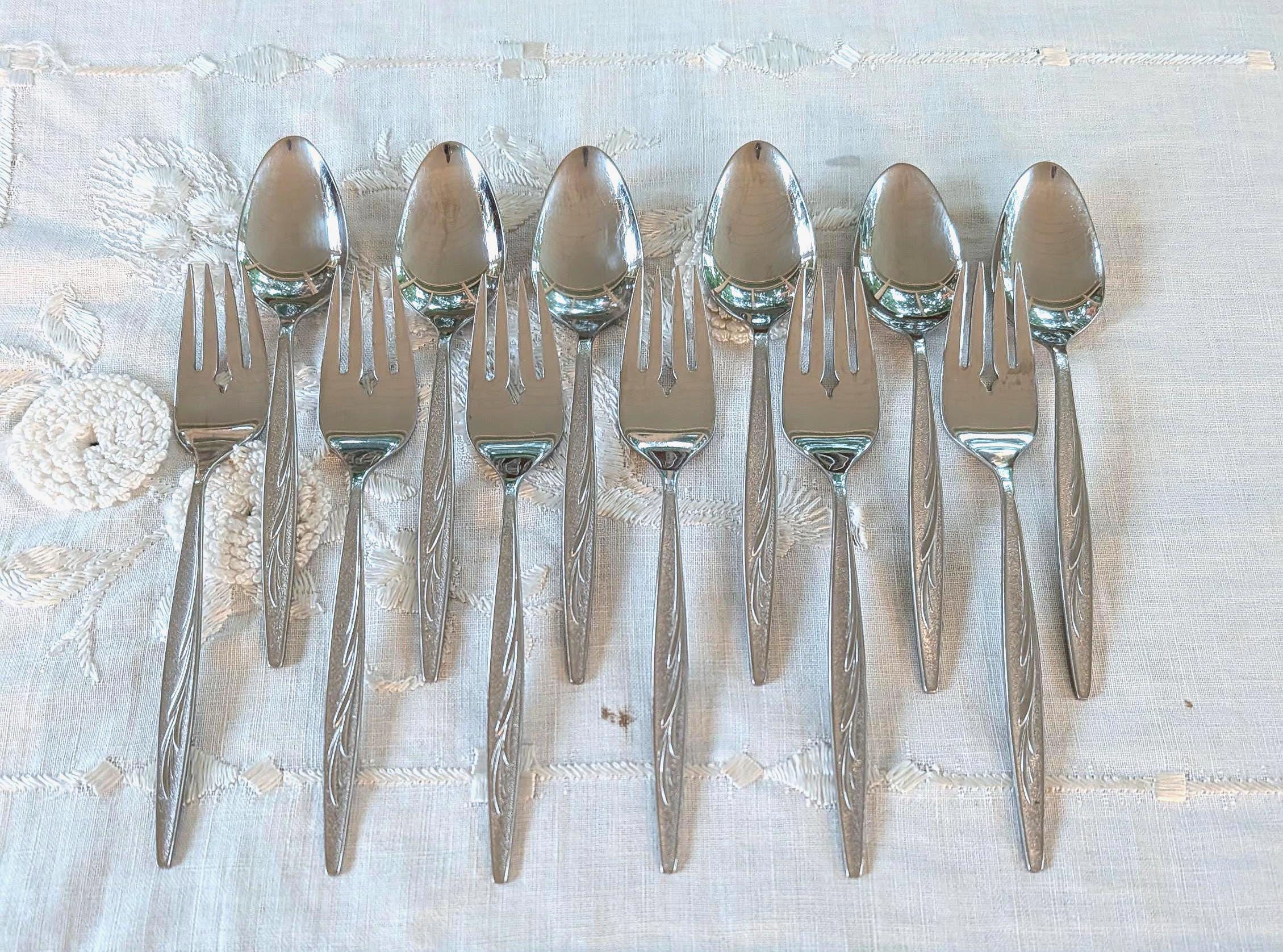 60's Stainless Flatware - Etsy