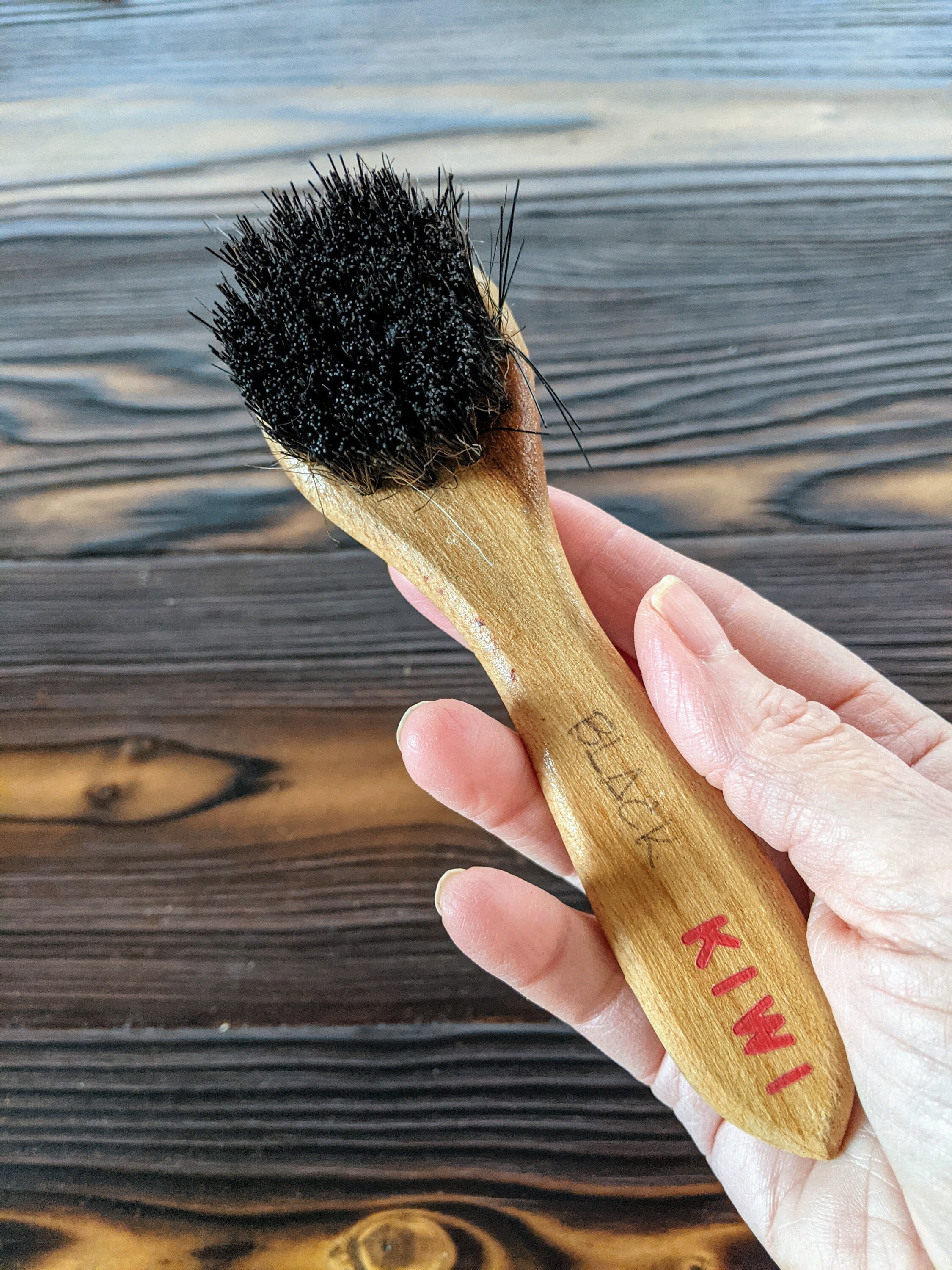 Vintage Kiwi Horse Hair Brushes for Clothes and Shoes Rustic Farmhouse  Decor Primitive Decor Old Wood Brush Cobbler Supplies Utility Brush 