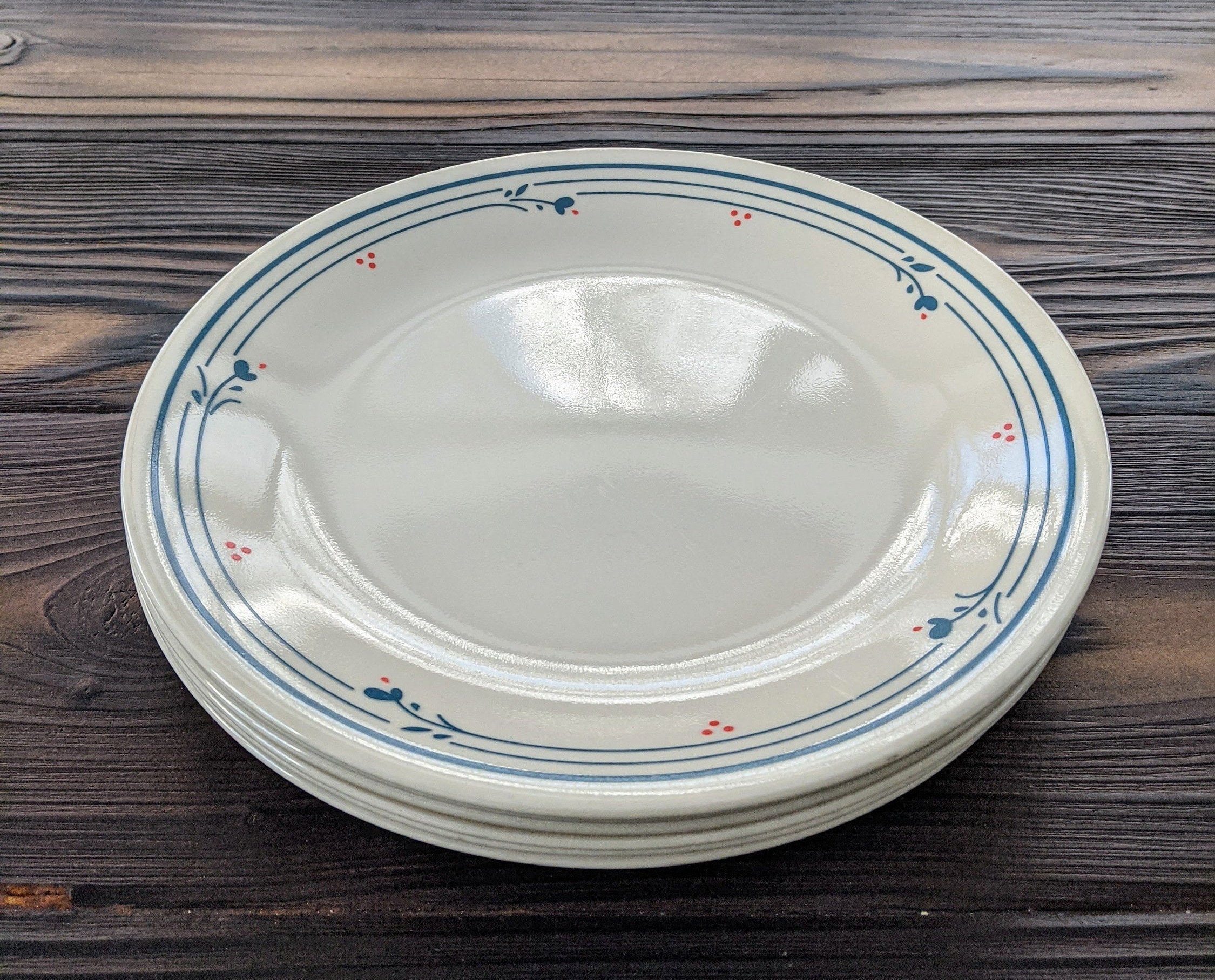 Vintage Corelle Bread and Butter Plates Set of 4 Corelle Etsy