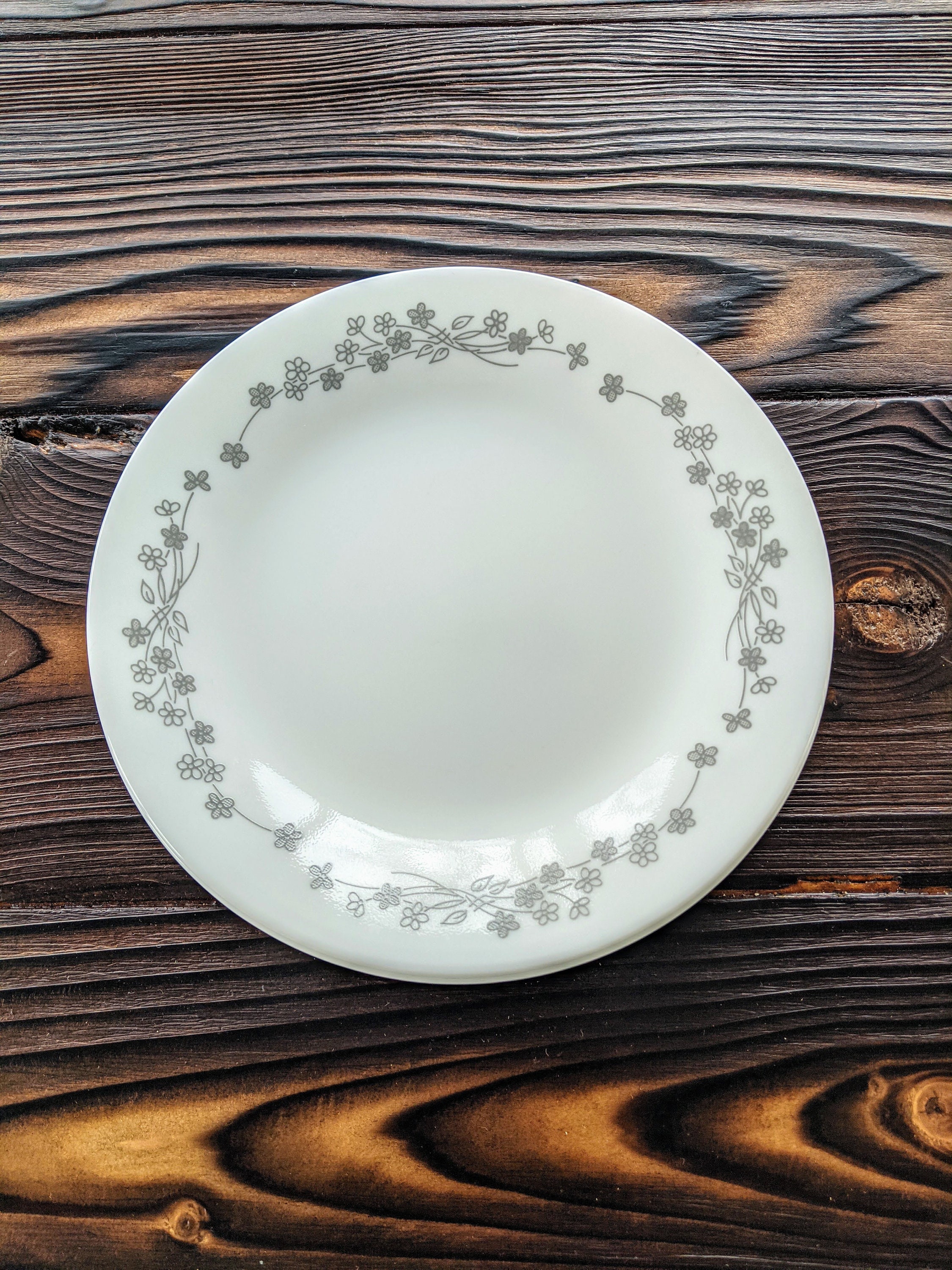 Vintage Corelle Bread and Butter Plates Set of 8 Corelle Etsy