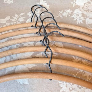 Vintage Wood Hangers - Etsy