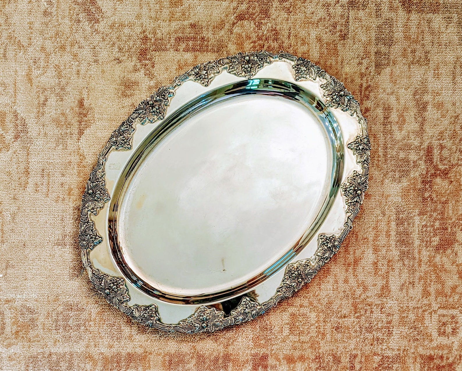 Vintage Godinger Silver Serving Tray Dessert Tray Vintage Etsy