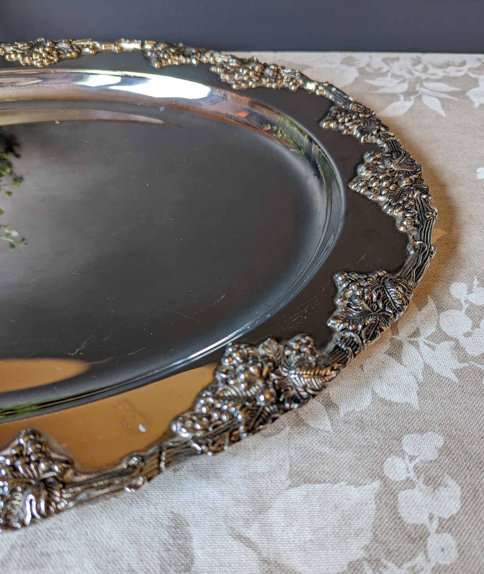 Vintage Godinger Silver Serving Tray Dessert Tray Vintage Etsy