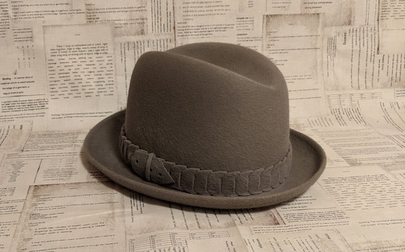 Vintage Fedora Hat for Men Vintage Hat Fedora Vint