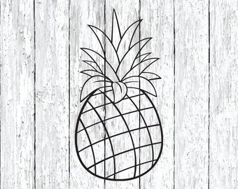 Pineapple Decal | Laptop Stickers | MacBook Decal | Car Decal | Vinyl Decal | Decals | Cool Stickers | Pineapple Stickers|Water Bottle Decal