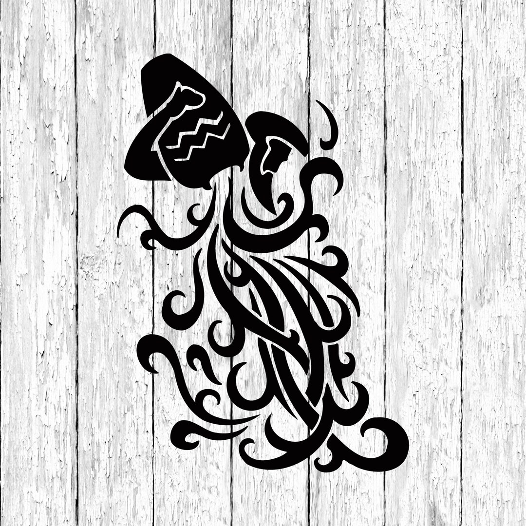 Aquarius Decal Laptop Stickers Water Bottle Decal MacBook Etsy