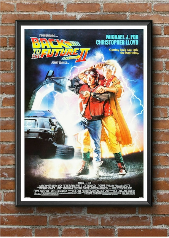 Back To The Future Marty McFly Movie Poster Print T450 A4 A3 A2 A1 A0|