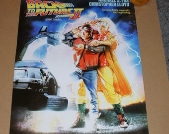 Back to the Future 2 Movie Poster Print - Professionally Printed Wall Art - Last Remaining A2 Size