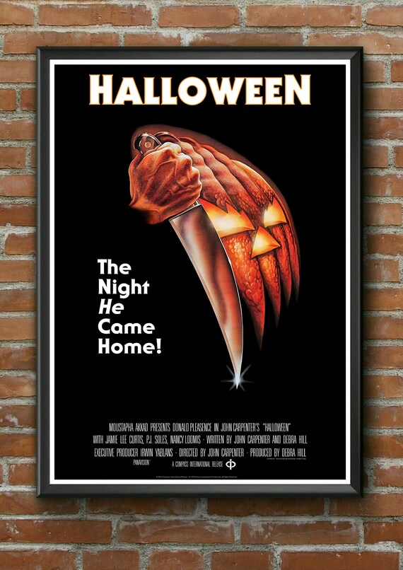 HALLOWEEN 4 HORROR POSTER A4 A3 A2 A1 CINEMA MOVIE LARGE FORMAT