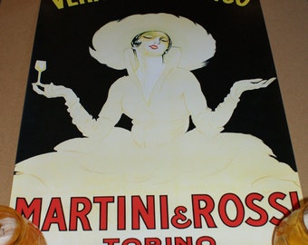 Vermouth Martini Advertising Poster Print - Professionally Printed Wall Art - Last Remaining A2 Size