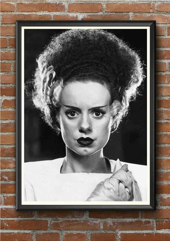 Bride of Frankenstein Classic Movie Poster or Canvas Art Print A3 A4 Sizes