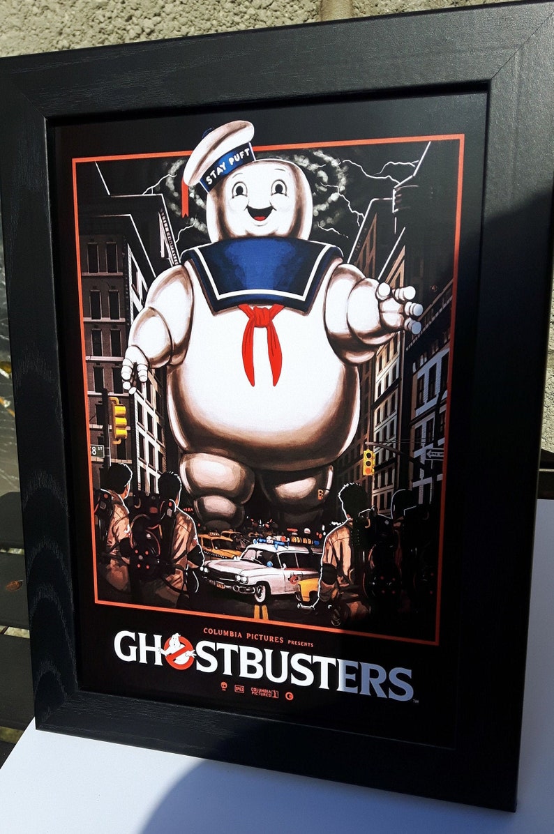 Ghostbusters Movie Digital Art Poster Print T1208 A4 A3 A2 A1 A0|