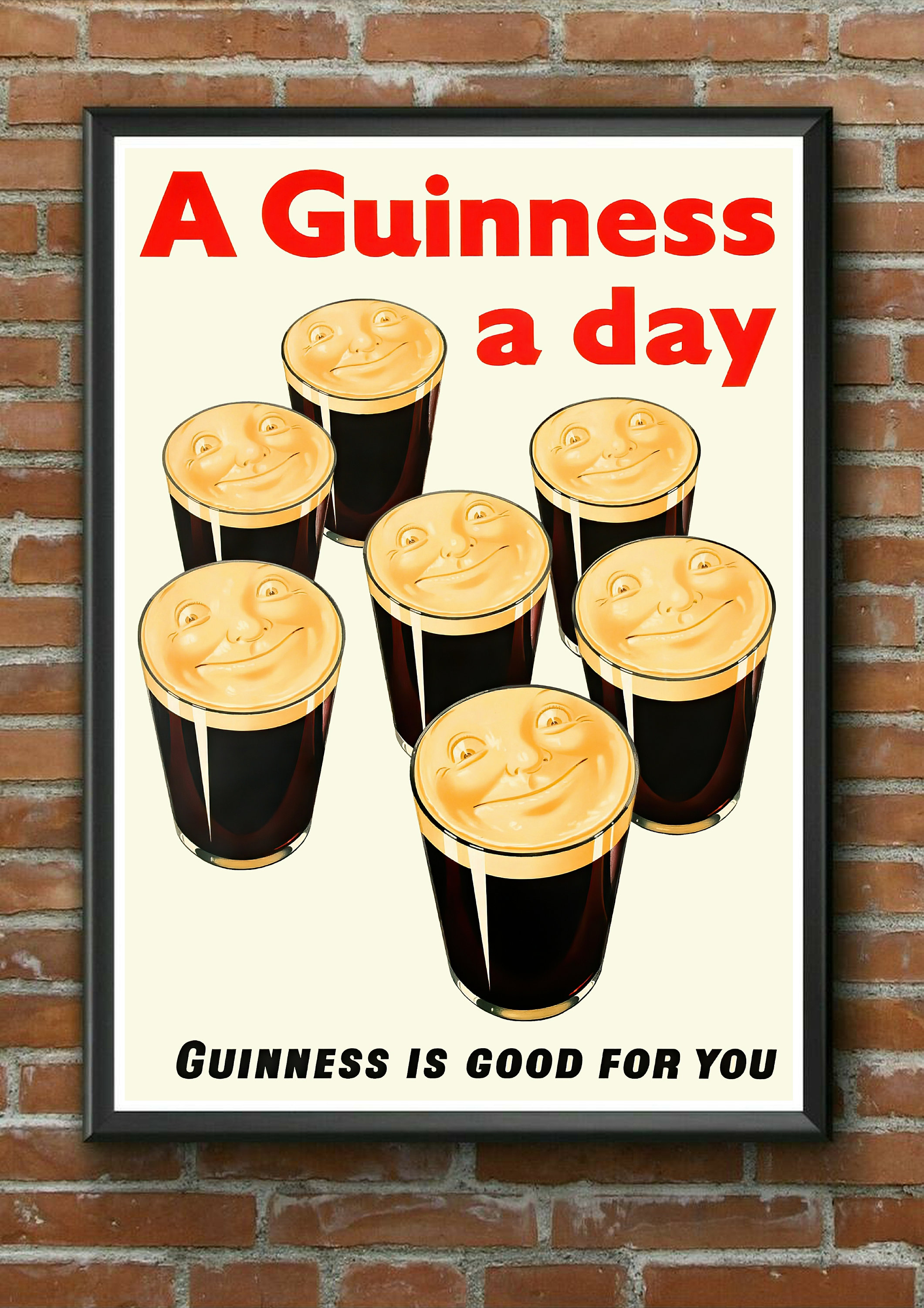 Guinness Poster Print Guinness is Good For You A4 A3 A2 A1 Etsy