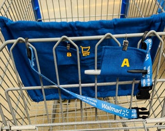 New! Spark canvas adjustable bungee cord system grocery cart buggy divider Spark Instacart.