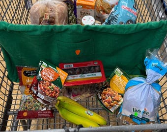 New! Instacart bungee cord system grocery cart divider/Aldi/Hy-Vee Walmart Costco Sam’s