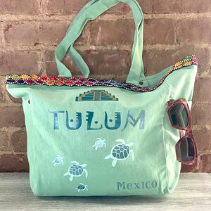 Tulum, Mexico tote bag/Tulum Vacation tote bag/Mexico tote bag/Tulum turtles/Quintana roo tote bag