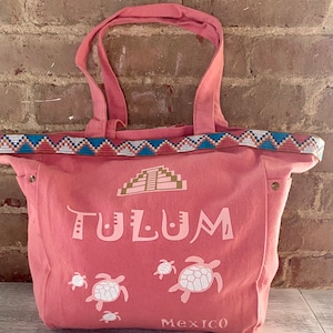 Tulum, Mexico tote bag/Mexico vacation tote bag/Tulum Riviera Maya Quintana Roo Tote Bag
