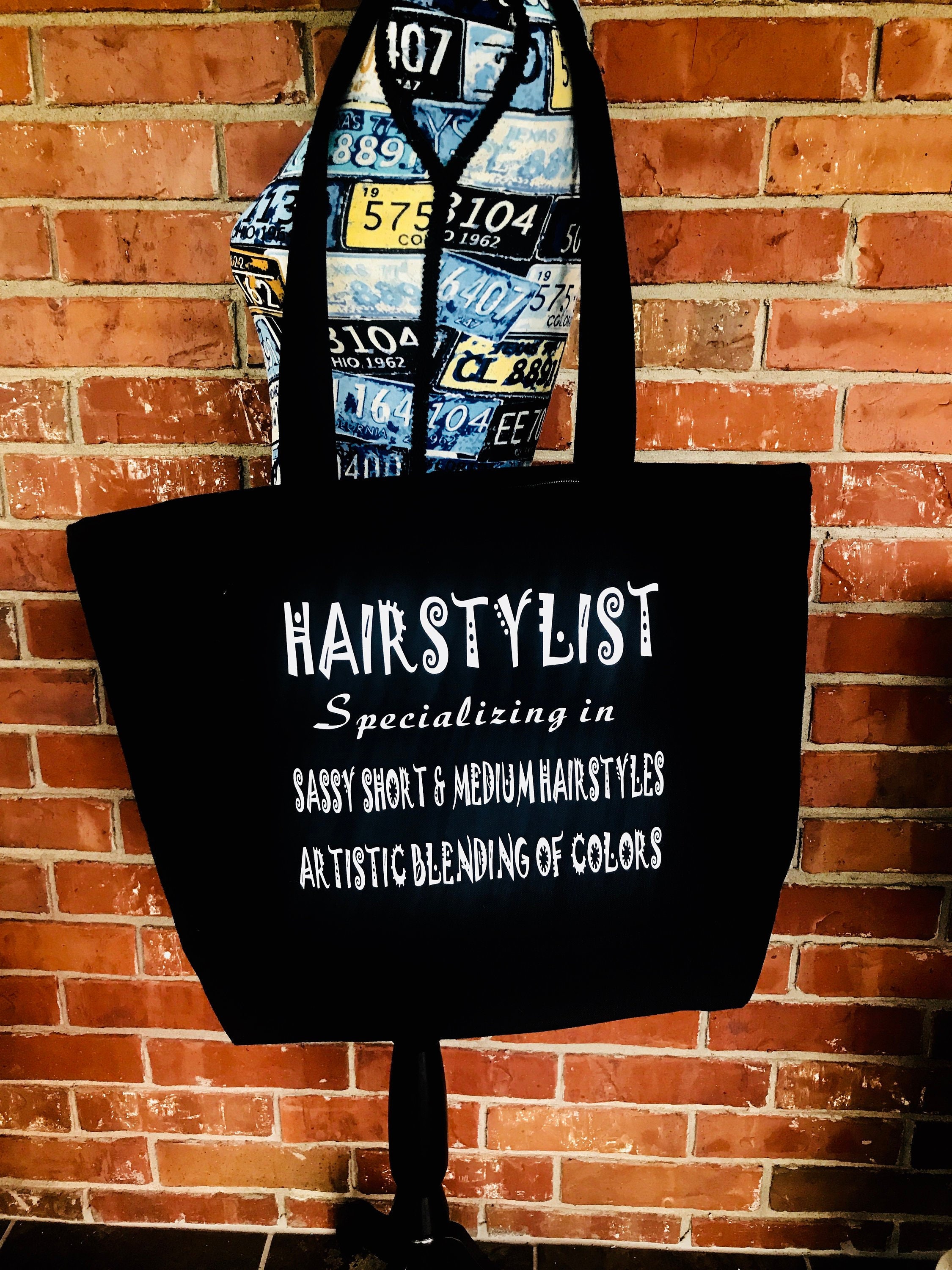 Hair Stylist Promotional Giftcanvas Tote Bag/hairdresser Tote Bag