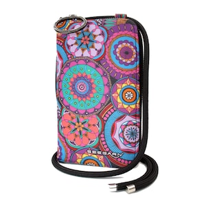 Seegarn Täschle, bolso y billetera para celular 2 en 1 (opcional con bloqueador RFID/NFC), MB02