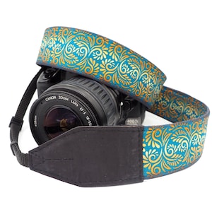 Camera strap/camera band 100% recycled fabric / vegan / handmade (MB24)