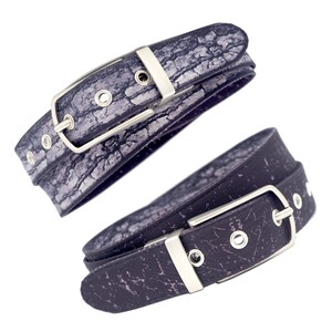 SeeBär - Fabric reversible belt Vegan / Recycled / Handmade (Design MB43 & MB44)
