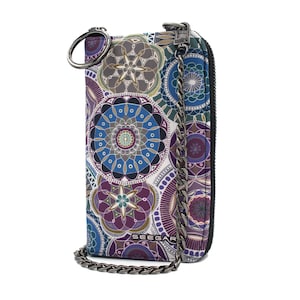 Seegarn Täschle, bolso y billetera para celular 2 en 1 (opcional con bloqueador RFID/NFC), MB01