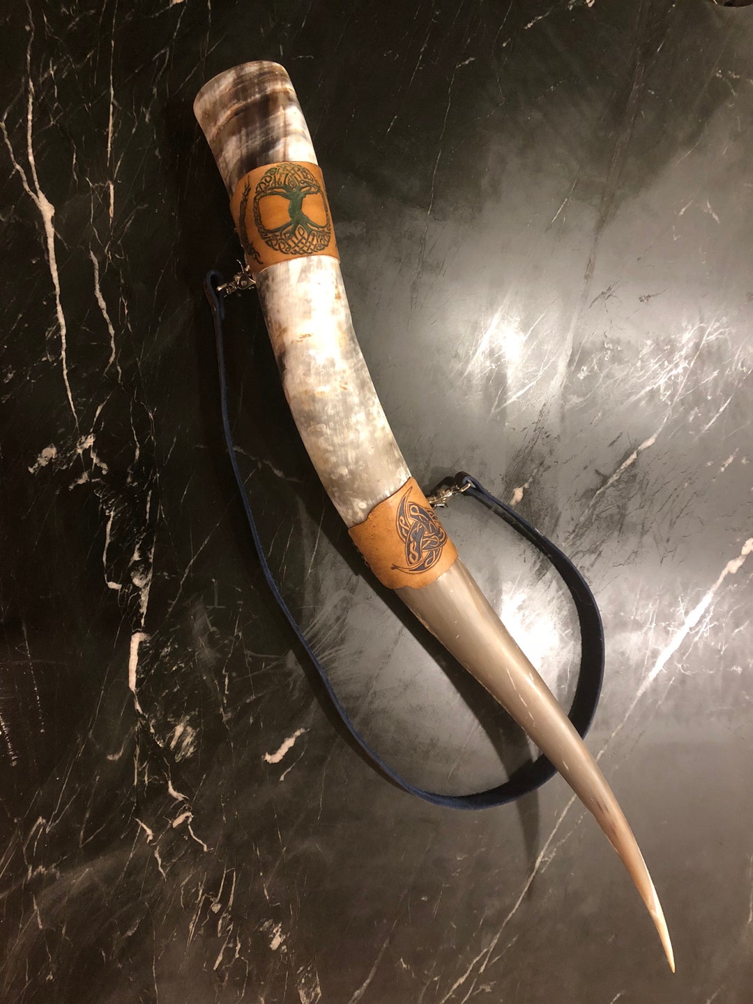 XL Drinking Horn Etsy