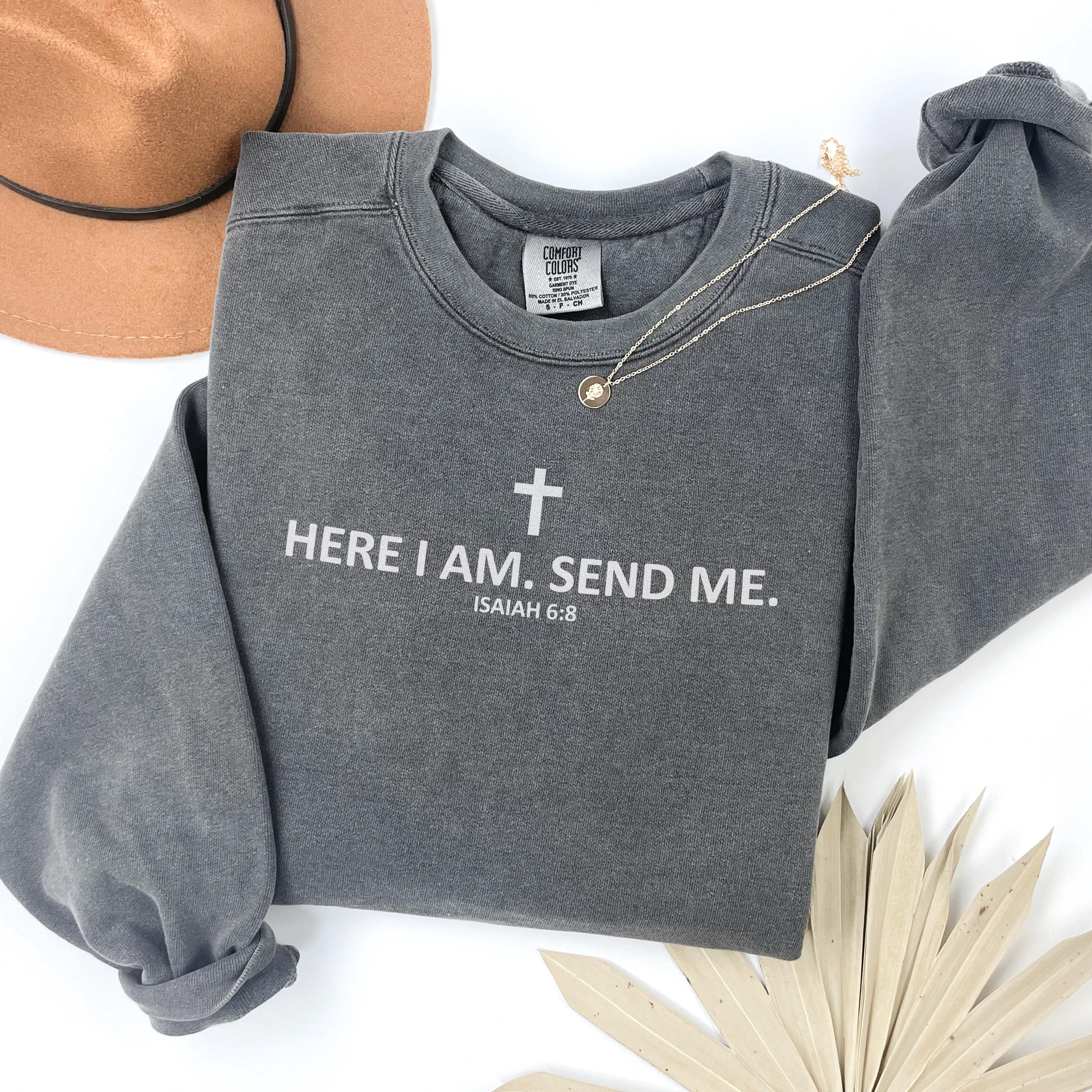 Here I Am Send Me, Christian Scripture PNG Sublimation, Religious Faith ...