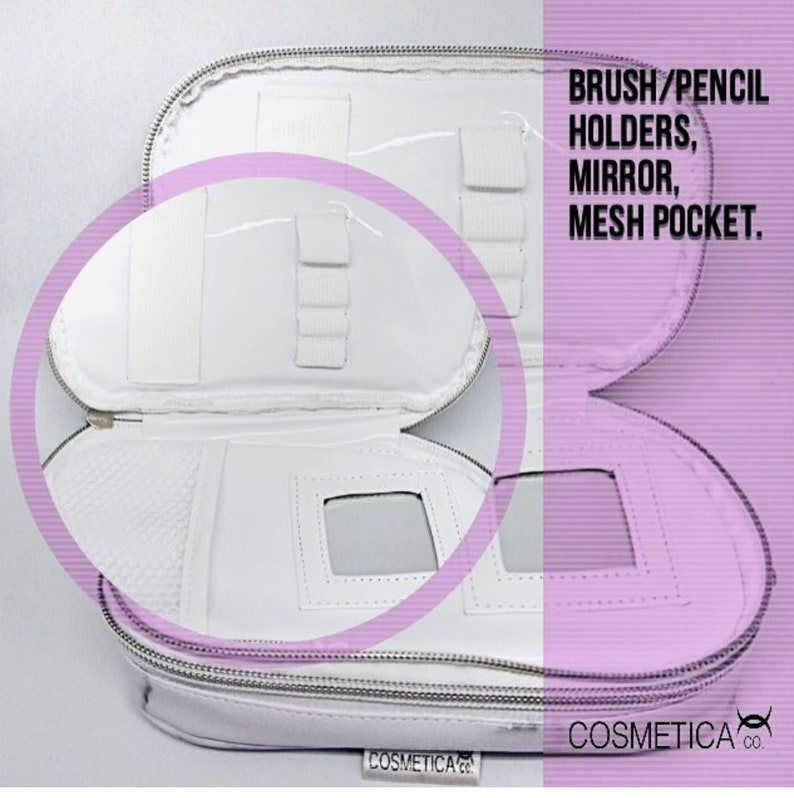 Marble Makeup Bag Marble Makeup Organizer Marble Pencil Etsy