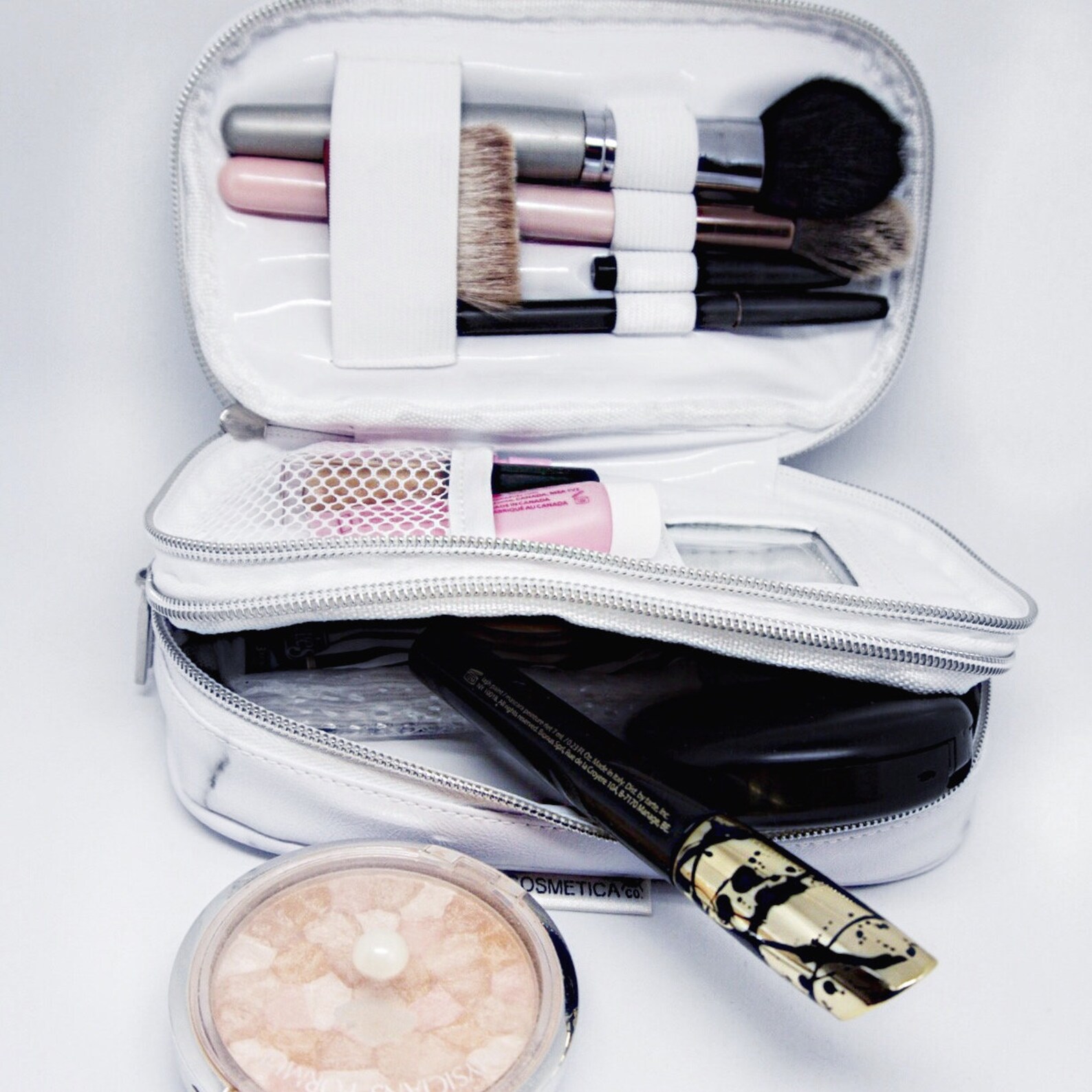 Marble Makeup Bag Marble Makeup Organizer Marble Pencil Etsy