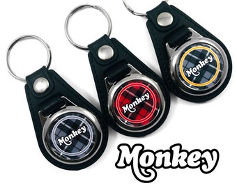 Key Rings Keychain Fob Compatible with Honda Monkey Bike-2023 COLORS (2-Pack)