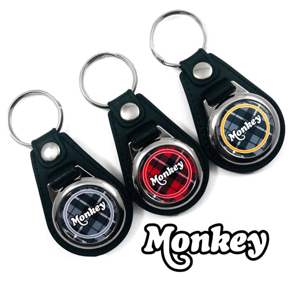 Key Rings Keychain Fob Compatible with Honda Monkey Bike-2023 COLORS (2-Pack)